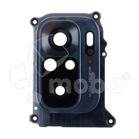 Стекло камеры для Xiaomi Redmi Note 10/10S/Poco M5s (M2102K7AG/M2101K7BNY/2207117BPG) в сборе с рамкой Черный