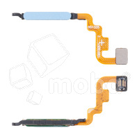 Шлейф для Xiaomi Redmi Note 12S (23030RAC7Y) сканер отпечатка пальцев Голубой