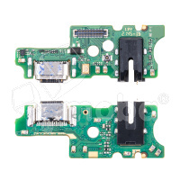 Шлейф для Tecno Spark 9 Pro (KH7n) плата на системный разъем/разъем гарнитуры/микрофон - Премиум