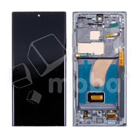 Дисплей для Samsung Galaxy S23 Ultra (S918B) модуль с рамкой Зеленый - (OLED)