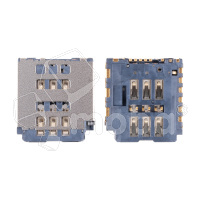 Коннектор SIM для iPhone 16 Pro/16 Pro Max (2 Sim) (A3293/A3296)