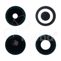 Стекло камеры для Tecno Spark 30 4G (KL6) (комплект 4 шт.) Черный