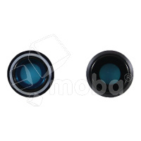 Стекло камеры для iPhone 8/SE (2020)/SE (2022) в сборе с рамкой Черный