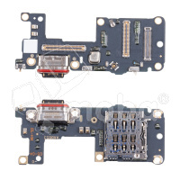 Шлейф для Realme GT 7 Pro (RMX5010/RMX5011) плата системный разъем/разъем SIM/микрофон - Премиум