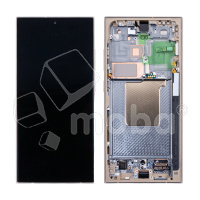 Дисплей для Samsung Galaxy S24 Ultra (S928B) модуль с рамкой Серый - OR (SP)