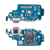 Шлейф для Samsung Galaxy S21 Ultra (G998U/America/EU version) плата системный разъем/разъем SIM/микрофон - Премиум