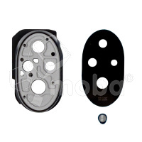 Стекло камеры для Huawei Honor 200 (ELI-AN00) в сборе с рамкой Черный