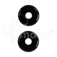 Стекло камеры для Xiaomi Poco M7 Pro 5G (2409FPCC4G) (комплект 2 шт.) Черный