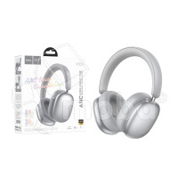 Беспроводные наушники Bluetooth Hoco W63 (накладные, активное шумоподавление) Серебро