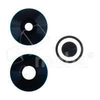 Стекло камеры для Xiaomi Redmi 13 4G (24040RN64Y) (комплект 3 шт.) Черный