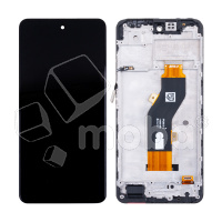 Дисплей для Infinix Hot 40i (X6528B) модуль с рамкой Черный - OR