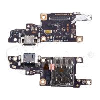 Шлейф для Huawei Nova 14 Pro (MIA-AL00) плата на системный разъем/разъем SIM/микрофон - Премиум