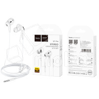 Гарнитура "3,5 мм" Jack Hoco M1 Pro (вакуумные) Белый