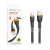 Кабель USB - Type-C Borofone BX118 (3A, плоский) Черный Кабель USB - Type-C Borofone BX118 (3A, плоский) Черный