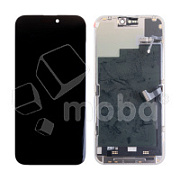 Дисплей для iPhone 15 Pro Max (A3106) в сборе с тачскрином Черный - OR (SP) (с верификацией “Новая запчасть”)