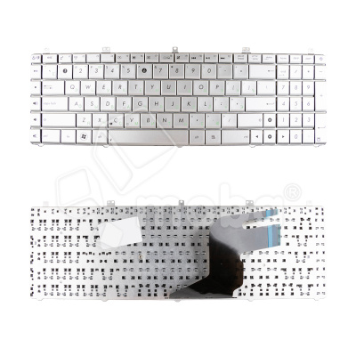 Клавиатура для ноутбука Asus N55 Серебро