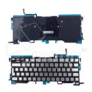 Подсветка клавиатуры для ноутбука MacBook Pro M1 13"/M2 13" A2338 (2020-2022, Г-образный Enter RU) Черный
