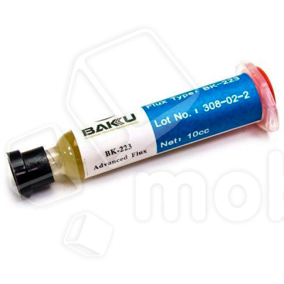 Флюс BAKU BK-223 (10 мл, среднеактивный, безотмывочный)