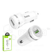 Автомобильное зарядное устройство USB Hoco Z27A (18W, QC3.0) Белый