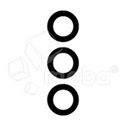 Стекло камеры для Samsung Galaxy A14 4G/5G (A145F/A146B) (комплект 3 шт.) Черный