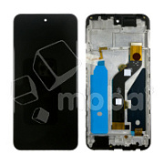 Дисплей для Tecno Pova 4 (LG7n) модуль с рамкой Черный - OR