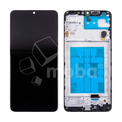 Дисплей для Samsung Galaxy M32 (M325F) модуль с рамкой Черный - (In-Cell) - Премиум