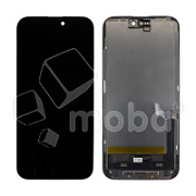 Дисплей для iPhone 15 Plus (A3094) в сборе с тачскрином Черный - JCID (Soft OLED, Full HD) (с верификацией = с привязкой без ошибки)