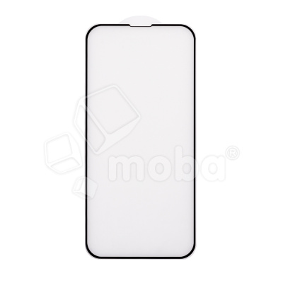 Защитное стекло "Матовое" для iPhone 13/13 Pro/14/16e/17e Черный (Закалённое, полное покрытие)