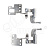 Петли матрицы для ноутбука Asus K52/K52D/K52F/K52N/K52J/A52/X52/A52J