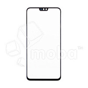 Стекло для переклейки Huawei Honor 8X/9X Lite (JSN-L21) в сборе с OCA пленкой Черный - OR (Mitsubishi)