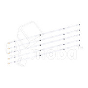 Светодиодная подсветка для телевизоров Samsung 32" D2GE-320SC0-R3/UE32F5000AK/UE32F4000AW/UE32F5300AK (комплект 5 шт.)