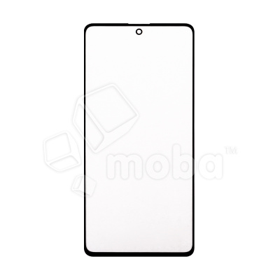 Стекло для переклейки Samsung Galaxy A71 (A715F) в сборе с OCA пленкой Черный - OR (Mitsubishi)