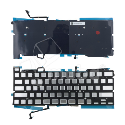 Подсветка клавиатуры для ноутбука MacBook Pro 13" A2251 (2020, прямой Enter RU) Черный