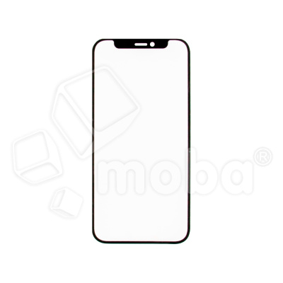 Стекло для переклейки iPhone 12/12 Pro в сборе с OCA пленкой Черный - OR (Mitsubishi)