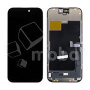 Дисплей для iPhone 15 Pro (A3102) в сборе с тачскрином Черный - (In-Cell, Full HD, 120 Гц) (площадка под IC)