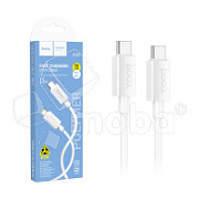 Кабель Type-C - Type-C Hoco X107 (3A, 60W, PD) Белый