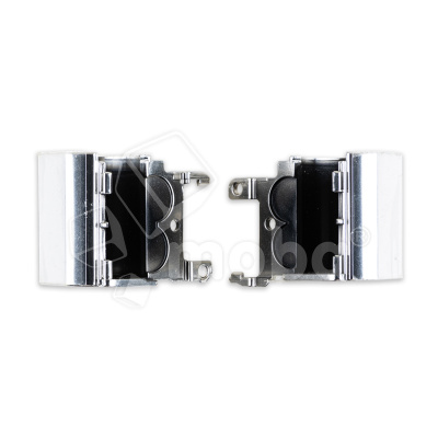 Заглушки петель для ноутбука HP 15-BS/15-BW/15-RA/15-RB (комплект 2 шт.) Серебро