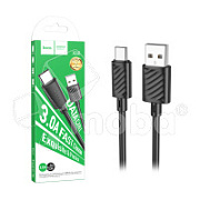 Кабель USB - Type-C Hoco X88 (3A, 2 м) Черный