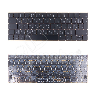 Клавиатура для ноутбука MacBook Pro 13"/15" A1989/A1990 (2018-2019, Г-образный Enter RU) Черный