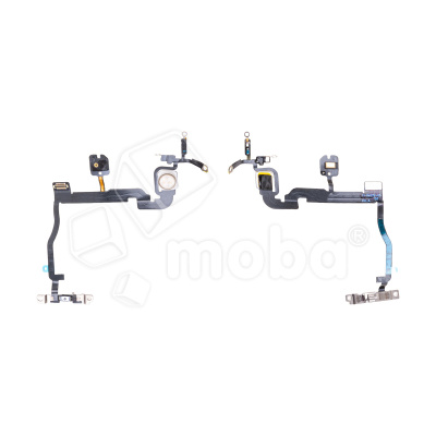 Шлейф для iPhone 11 Pro Max (A2218) на кнопку включения/микрофон/вспышку - Премиум