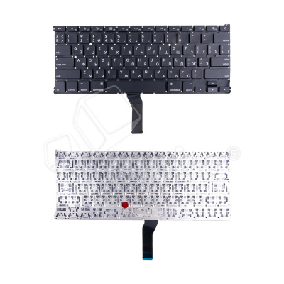 Клавиатура для ноутбука MacBook Air 13" A1369/A1466 (2011-2017, прямой Enter RU) Черный