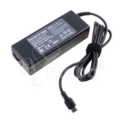 Блок питания (сетевой адаптер) для ноутбука 20V, 4,5A, 90W (Type-C) - Стандарт (без сетевого кабеля)