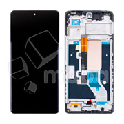 Дисплей для Tecno Pova 6 4G (LI7) модуль с рамкой Черный - OR