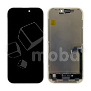 Дисплей для iPhone 16 Pro (A3293) в сборе с тачскрином Черный - (Hard OLED, Full HD) (площадка под IC)