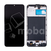 Дисплей для Samsung Galaxy M30s/M21 (M307F/M215F) модуль с рамкой Черный - (In-Cell)