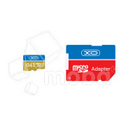 Карта памяти MicroSDXC 64GB Class 10 XO + SD адаптер