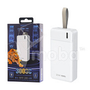 Внешний Аккумулятор (Power Bank) Remax RPP-289 30000 mAh (20W, QC, PD MicroUSB,Type-C) Белый